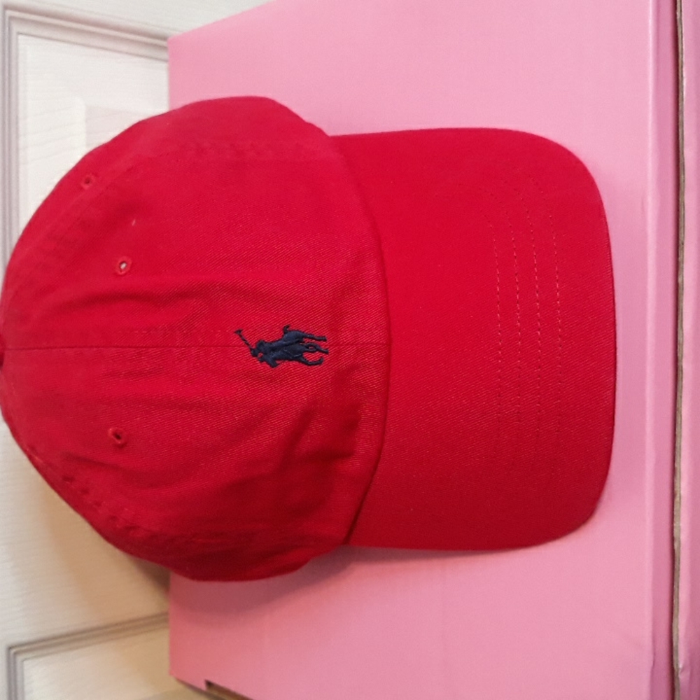 NWT Polo Ralph Lauren Core Classic Sport Cap - Red/Navy - Picture 3 of 9